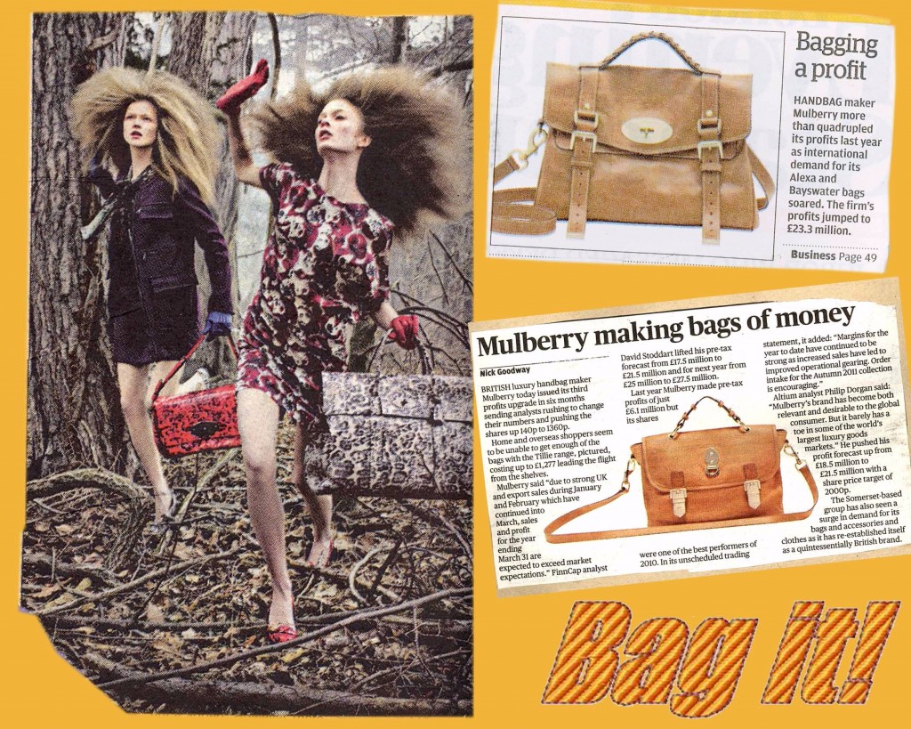 Bag it! There's a 'rush' on Mulberry...