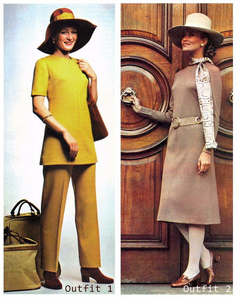 The Mustard & The Beige...2 'no nonsense' style outfit's...