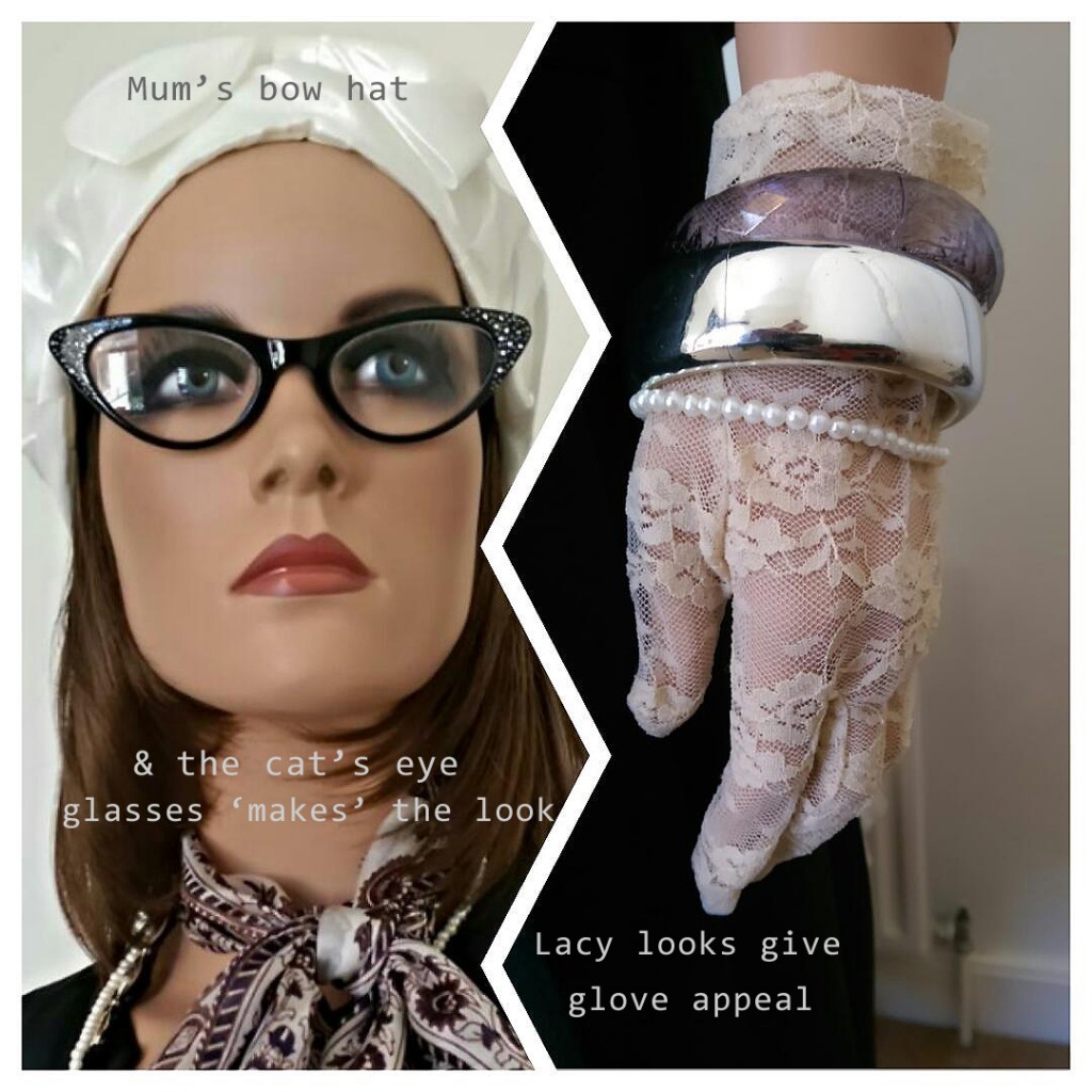 the essential 'Gucci' details..(though the lace gloves were an afterthought.)