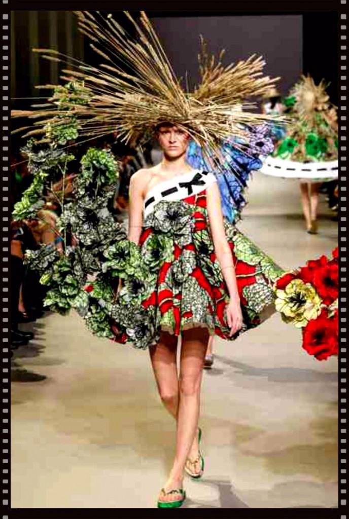 Viktor & Rolf's creations 'bloomed'