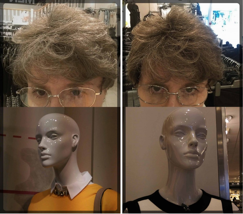 my High St research revealed grey faces - at least they had features!