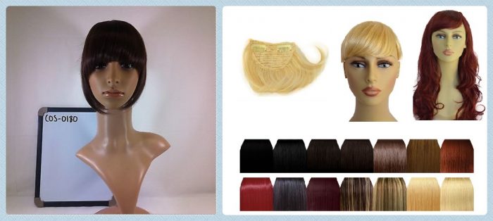 these clip on hairpieces on Ebay have a no commitment fringe appeal...