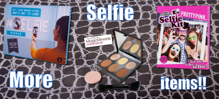 From a 'selfie' mirror, to a selfie 'disguise' kit, you're bound to find something you like!