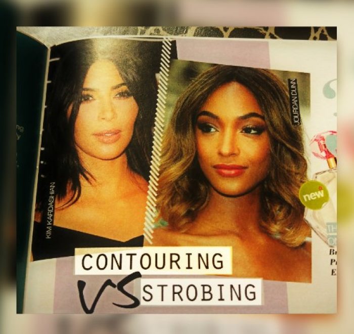 to 'contour' or 'strobe'? Another difficult choice to make in the world of selfies..